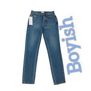 Boyish by Her The Billy High Rise Button-Fly Skinny Jeans